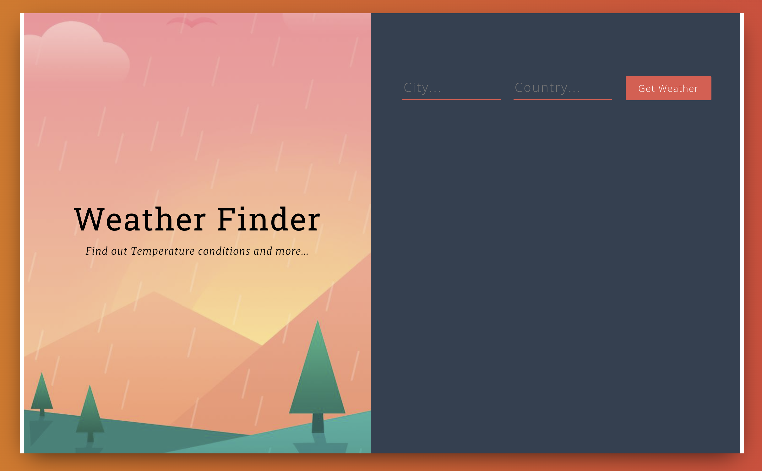 Weather Finder